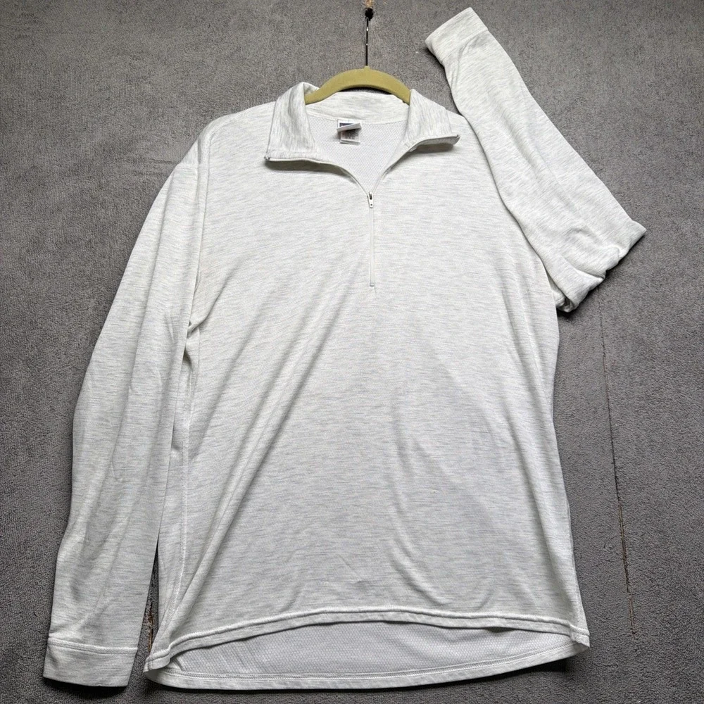 Patagonia Capilene Quarter Zip Base Layer‎ Pullover White Men's Medium